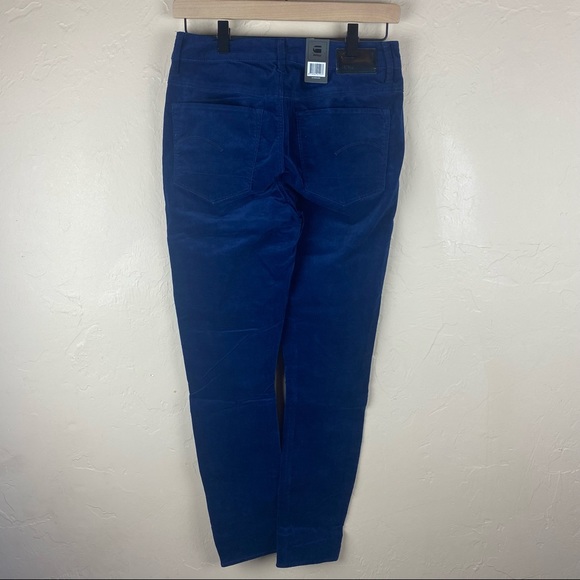 NWT G-Star Raw Denim Jeans High Rise Skinny 3301 Deconstructed Dark Pacific 29 - Picture 6 of 13